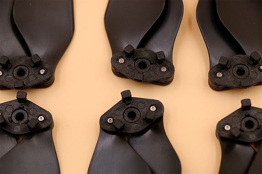 4 paires d'ailes Puluz à faible bruit Or/Argent 8743F pour DJI MAVIC 2 PRO