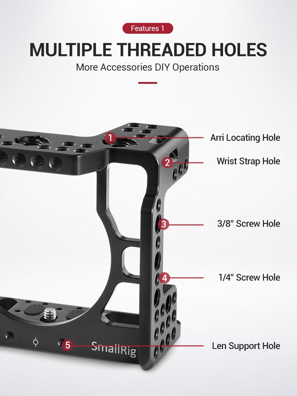 Cage SmallRig 2087 pour Sony A7RIII /A7III