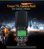 Flash Professionnel Speedlite TRIOPO TR-988 TTL pour canon et Nikon