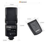 Flash Godox TT520 II avec kit de transmissions de signal sans fil 433MHz integré pour canon nikon pentax olympus...