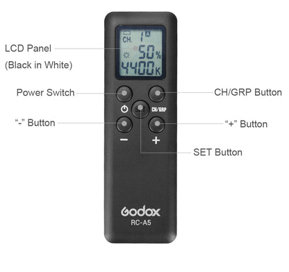 Eclairage LED Godox SL-60W 5600K + Kit