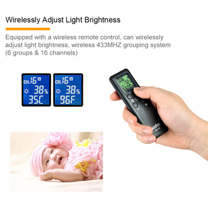 Eclairage LED Godox SL-60W 5600K + Kit