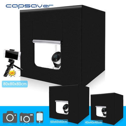 Lightbox Capsaver portable 40cm 60cm 80cm + 3 backgrounds