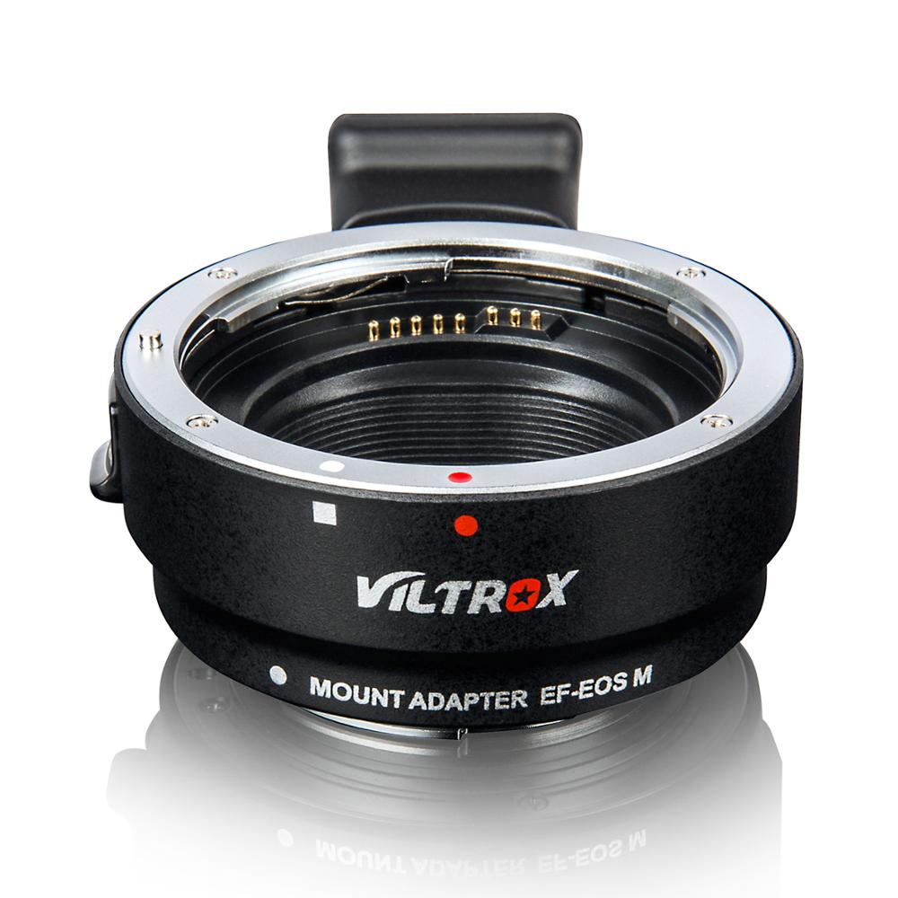 Bague d'adaptation Viltrox EF-EOSM  AF pour objectif Canon EF EF-S vers EOS M EF-M M2 M3 M5 M6 M10 M50 M100
