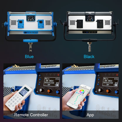 Panneau d'éclairage Yidoblo 300 W 2800 K-9990 k 12 effets d'éclairage préenregistré