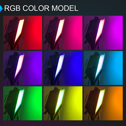 Panneau d'éclairage Yidoblo 300 W 2800 K-9990 k 12 effets d'éclairage préenregistré