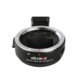 Bague d'adaptation Viltrox EF-NEX IV pour Canon EOS EF EF-S vers Sony E NEX Full Frame A9 A7III A7RII A7SII A6500 A6300...