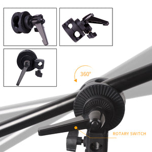 Bras réglable CY + poids pour fixation éclairage 75 -135CM