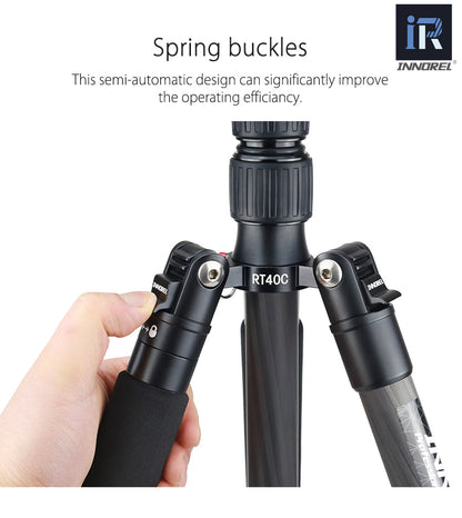 Trépied tripod professionnel Innorel RT40C 14kg 164 cm en fibre de carbone 1.38Kg