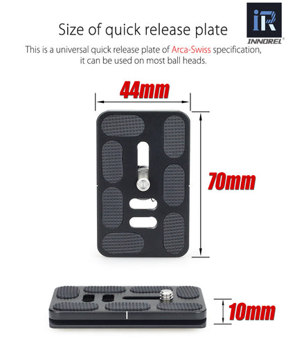 Tête rotative 720° pour trépied standard INNOREL U44 20Kg