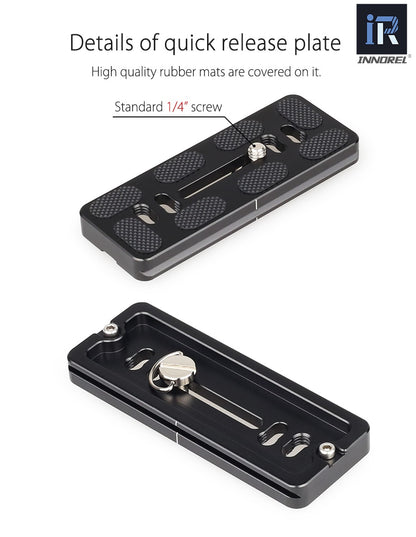 Fixation pour Téléobjectif zoom INNOREL CH5 en fibre de carbone rotation 270°