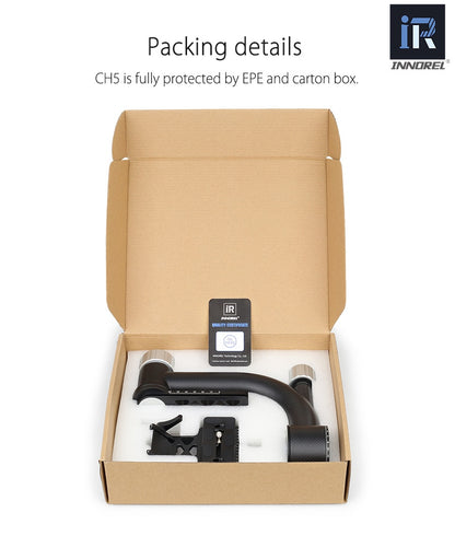 Fixation pour Téléobjectif zoom INNOREL CH5 en fibre de carbone rotation 270°