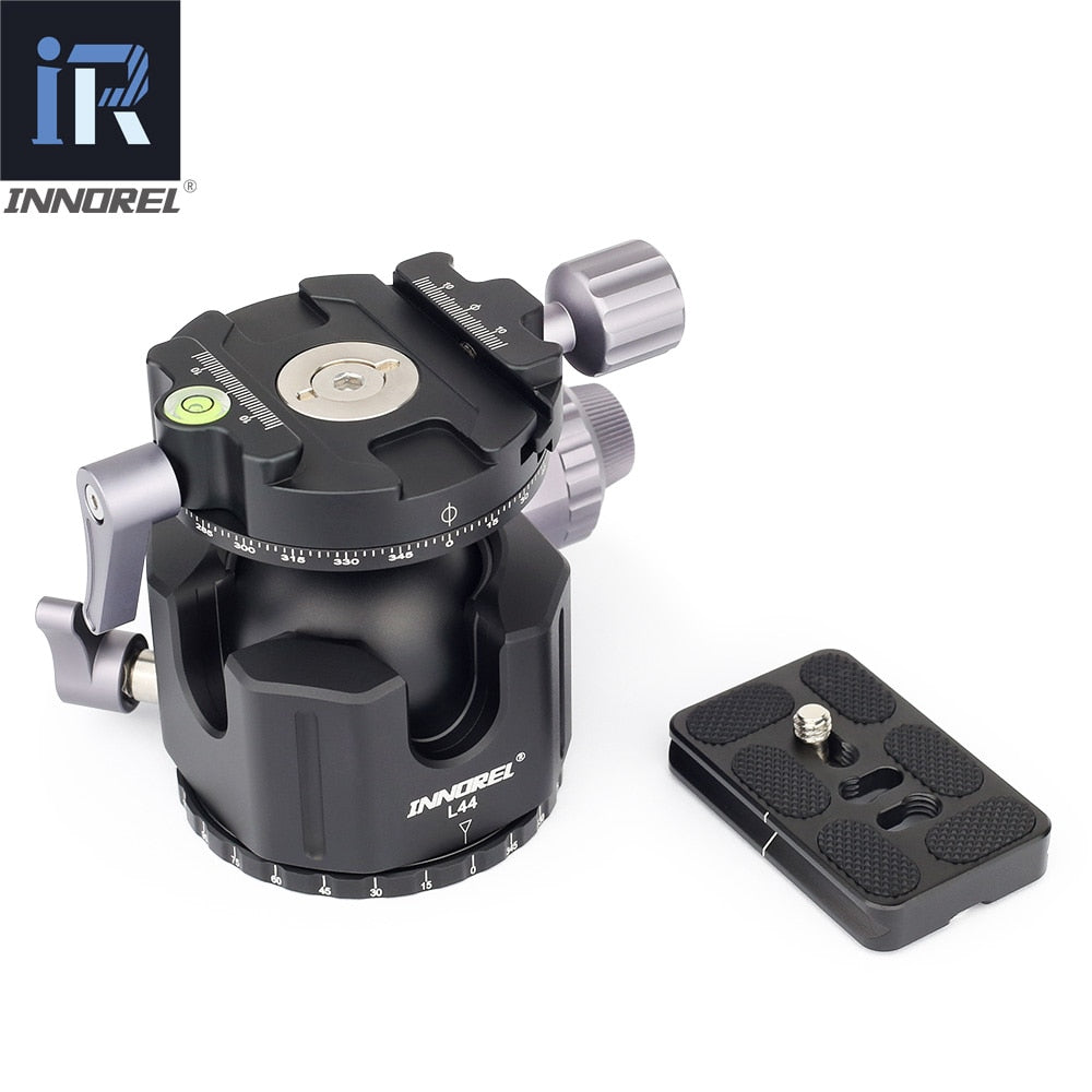 Rotule Innorel L54 et L44 pour trépied standard monté sur sphère 25Kg et 30Kg