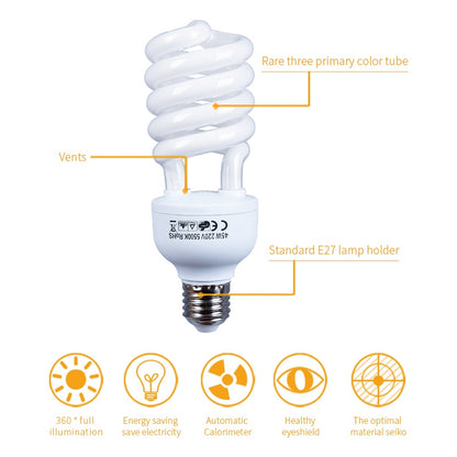 KIT d'éclairage SH E27 + softbox 50x70CM + trépied + ampoule pour studio