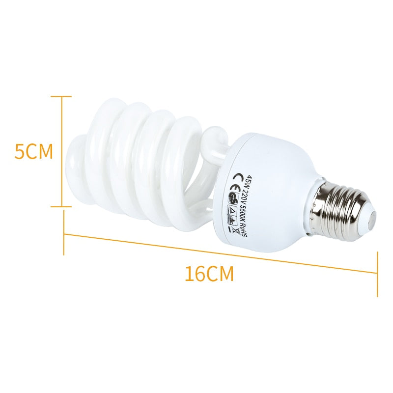 KIT d'éclairage SH E27 + softbox 50x70CM + trépied + ampoule pour studio