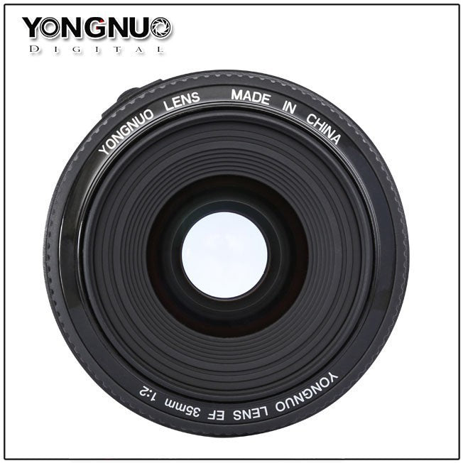 Objectif Yongnuo 35mm YN35mm F2 pour Nikon F Mount et canon EF