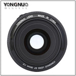 Objectif Yongnuo 35mm YN35mm F2 pour Nikon F Mount et canon EF