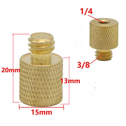 Vis 1/4" vers 3/8" Mâle vers Femelle adaptateur pour trépied vers reflex, trépied, éclairage