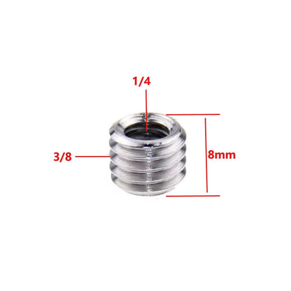 Vis 1/4" vers 3/8" Mâle vers Femelle adaptateur pour trépied vers reflex, trépied, éclairage