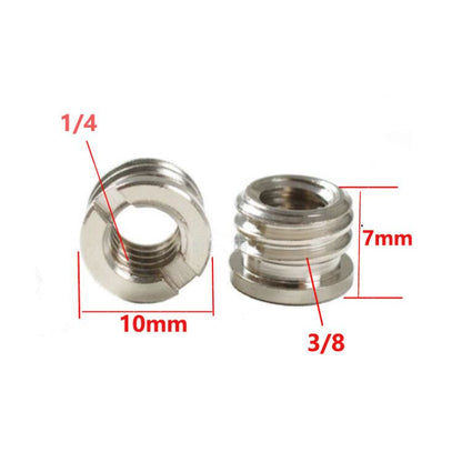Vis 1/4" vers 3/8" Mâle vers Femelle adaptateur pour trépied vers reflex, trépied, éclairage