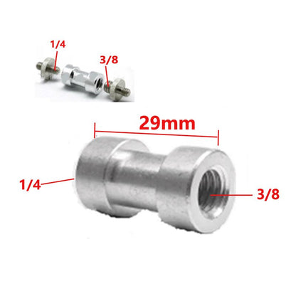 Vis 1/4" vers 3/8" Mâle vers Femelle adaptateur pour trépied vers reflex, trépied, éclairage