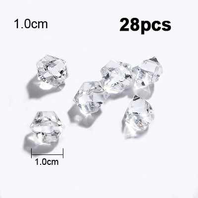 Accessoire photo 28pcs glace artificielle pour effet photographique