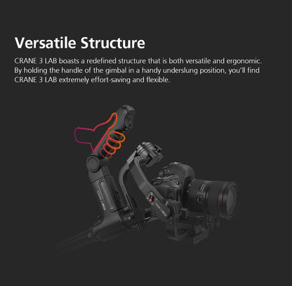 Stabilisateur Zhiyun Crane 3 LAB + accessoires