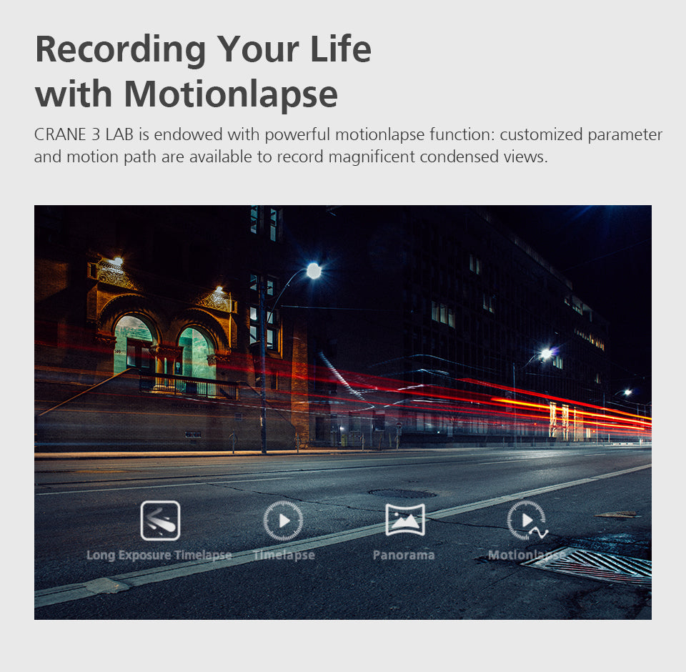 Stabilisateur Zhiyun Crane 3 LAB + accessoires