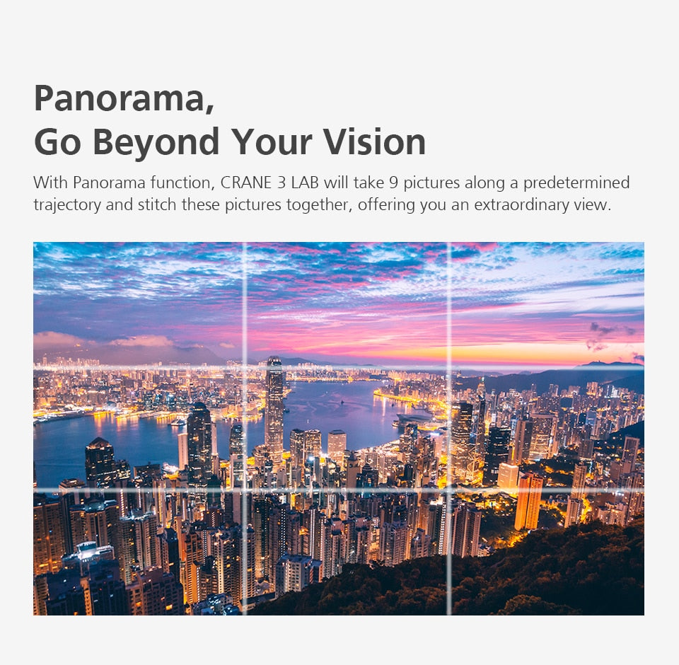 Stabilisateur Zhiyun Crane 3 LAB + accessoires