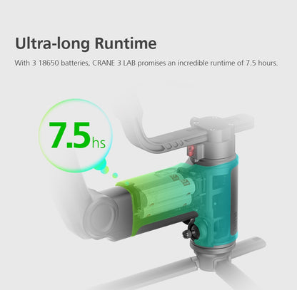 Stabilisateur Zhiyun Crane 3 LAB + accessoires