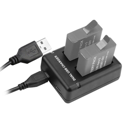 Chargeur SHOOT 2 ou 3 ports AHDBT-501 pour GoPro Hero 8 7 6 5 Black