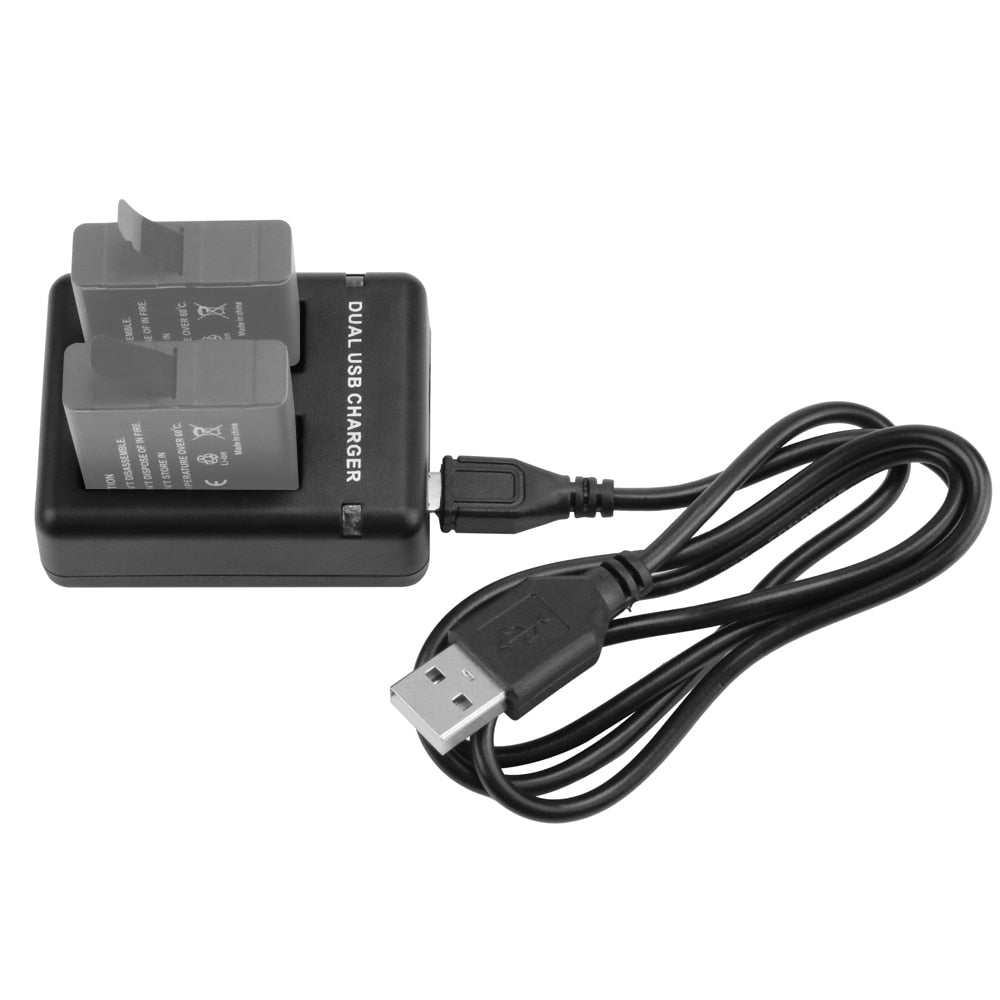 Chargeur SHOOT 2 ou 3 ports AHDBT-501 pour GoPro Hero 8 7 6 5 Black