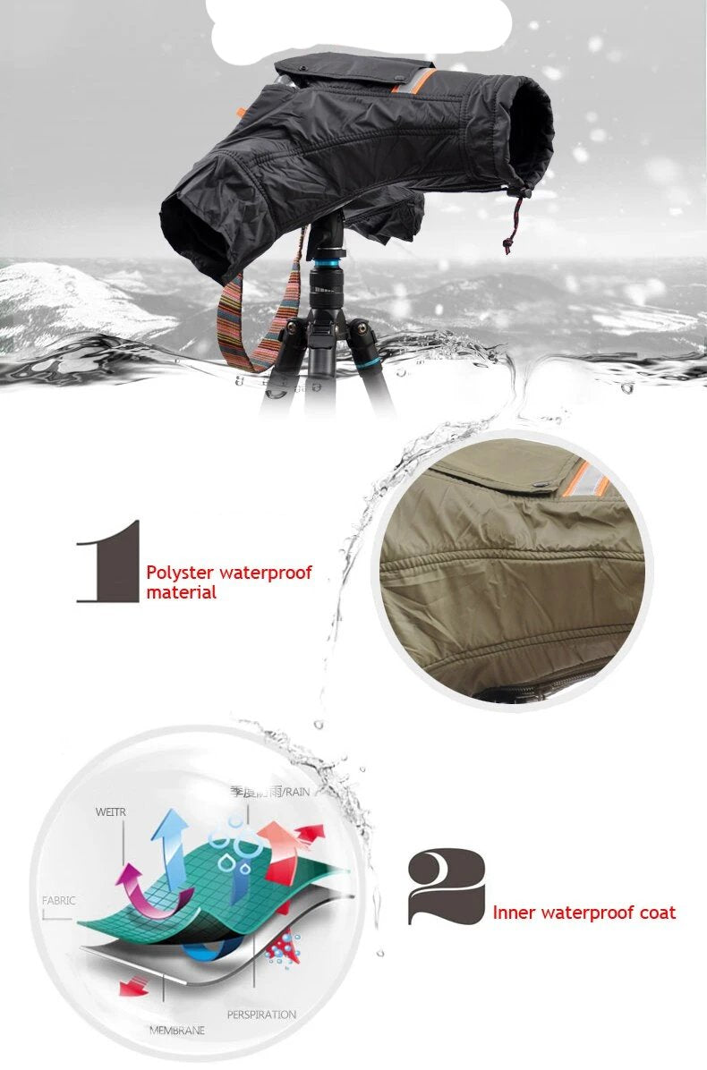 Housse de pluie Roadfisher Warm protection hivers pour tout reflex, objectifs 24-70 70-200mm