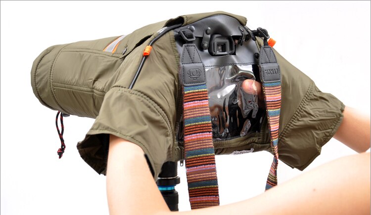 Housse de pluie Roadfisher Warm protection hivers pour tout reflex, objectifs 24-70 70-200mm
