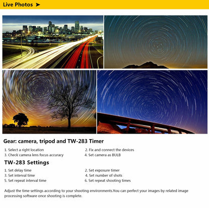 Déclencheur à distance Pixel TW-283 S2 pour sony A7 III A7R III A6500...