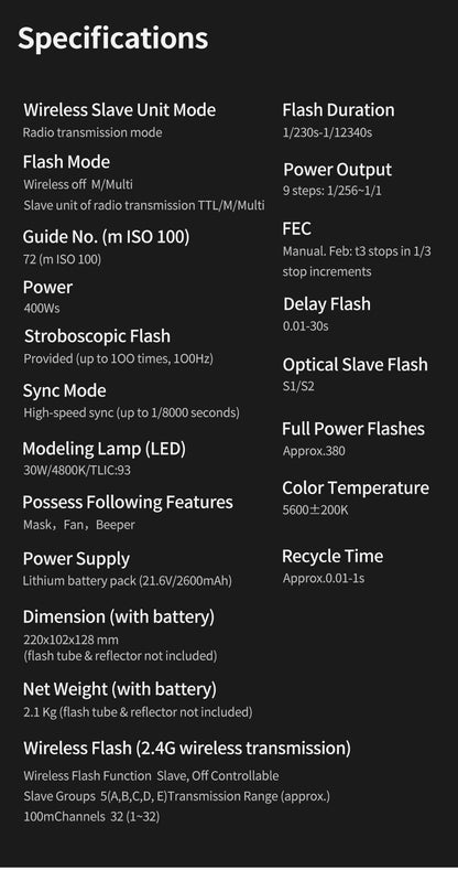 Godox AD400 Pro Flash