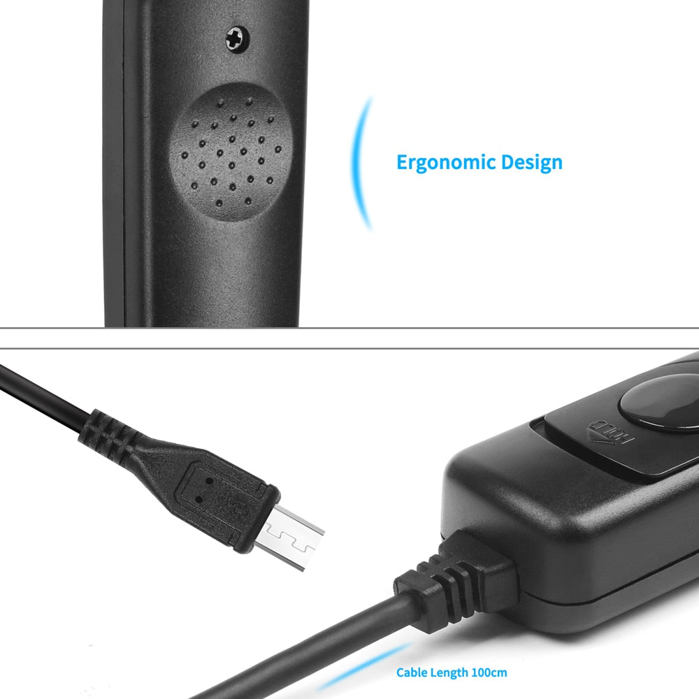 Déclencheur à distance RM-VPR1 pour Sony Alpha A7RII A7RIII A3000 A6400 M2