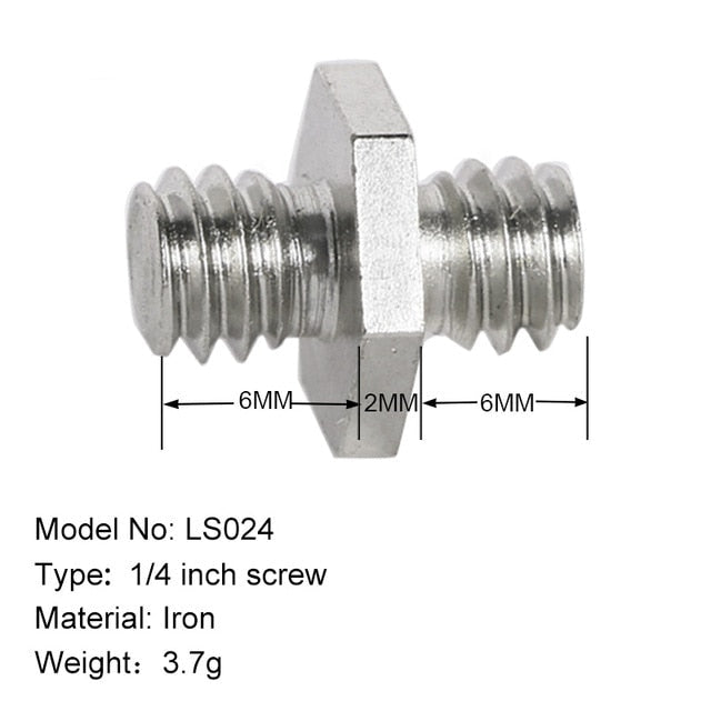 Vis 1/4 3/8 de conversion Bexin pour tout type de reflex, monopod, tripod...
