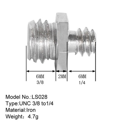 Vis 1/4 3/8 de conversion Bexin pour tout type de reflex, monopod, tripod...