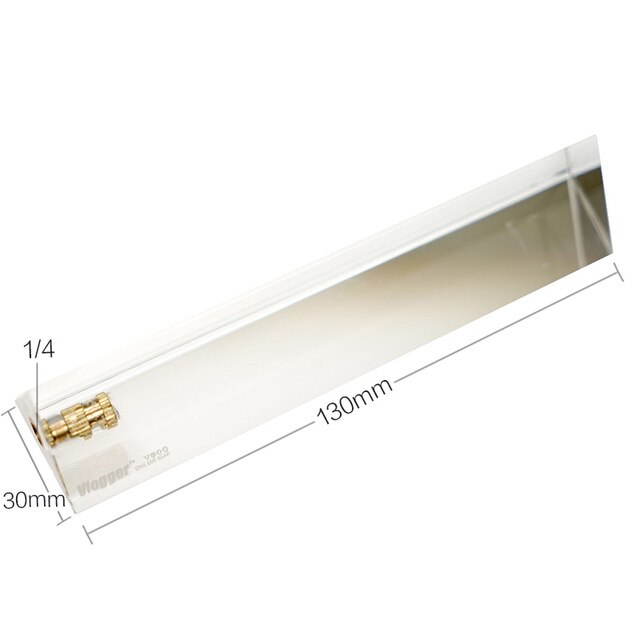 Cristal pour effet photographiques avec fixation 1/4 " standard