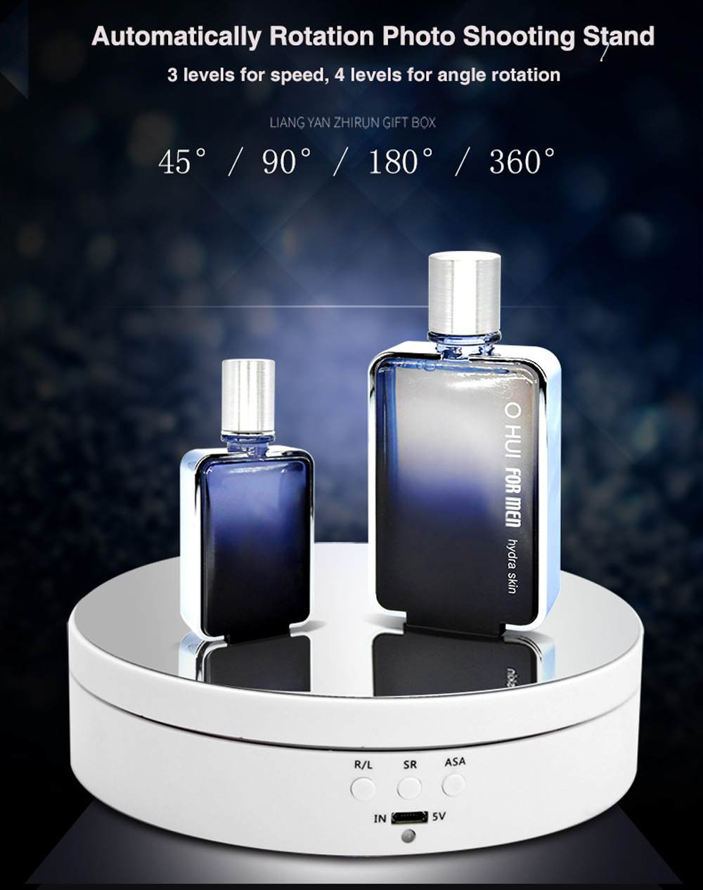 Présentoir de Platine Tournante pour Photo Studio