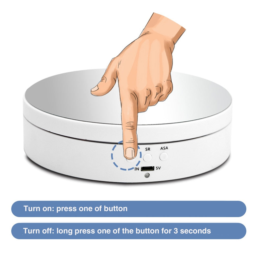 Présentoir de Platine Tournante pour Photo Studio