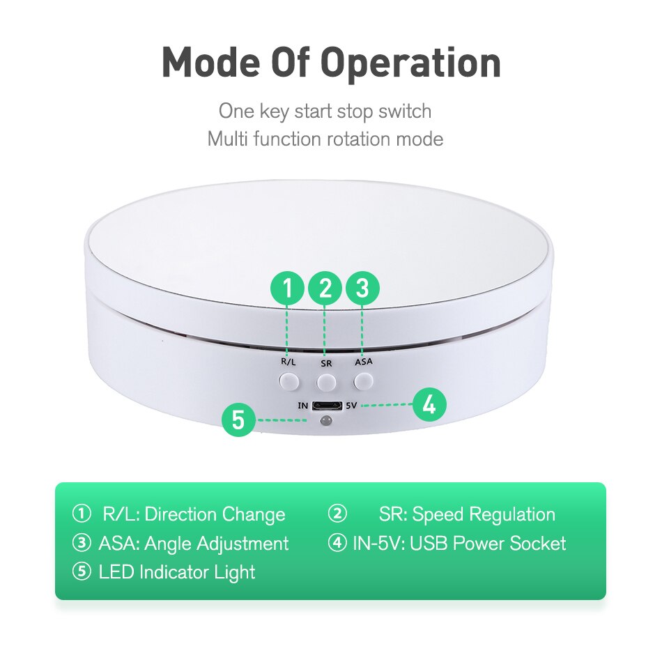 Présentoir de Platine Tournante pour Photo Studio