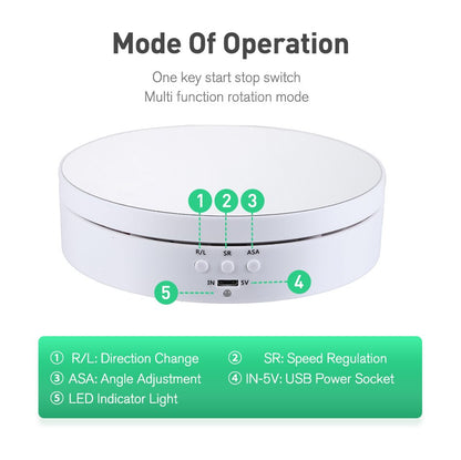Présentoir de Platine Tournante pour Photo Studio