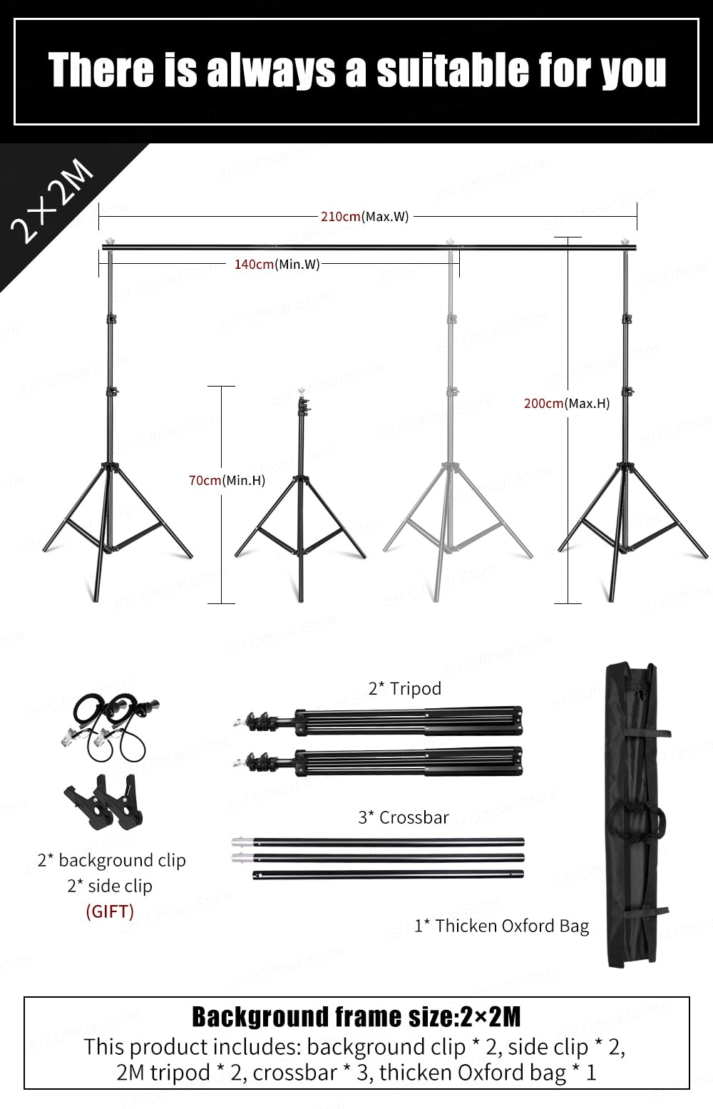 Kit stand de studio SH