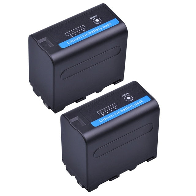 Chargeur + 2 batteries Batmax NP F970 NP-F960 7200mAh