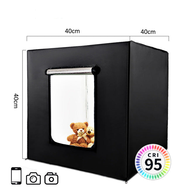 Lightbox Capsaver portable 40cm 60cm 80cm + 3 backgrounds