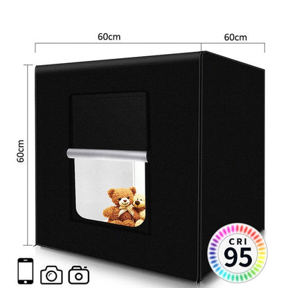 Lightbox Capsaver portable 40cm 60cm 80cm + 3 backgrounds