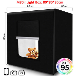 Lightbox Capsaver portable 40cm 60cm 80cm + 3 fonds