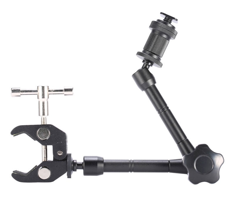 Bras articulé à Friction réglable de 29 cm + pince pour moniteur LCD, reflex, LED...